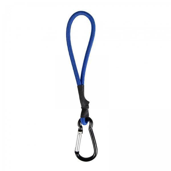 4xBungee Cord with Carabiner Hook Bungee Canopy Ties for Tarpaulin Tarps Tents Blue