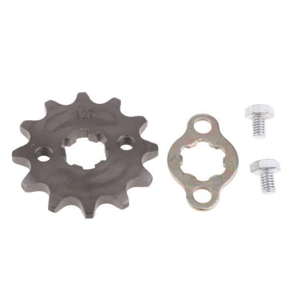 2xTooth Front Engine Sprocket for SDG 110cc 125cc Dirt Bike ATV 420-12T-17mm