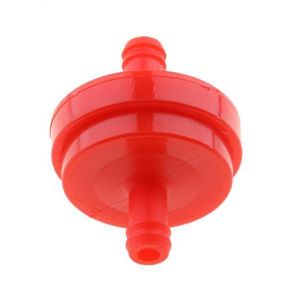 2x6mm 1/4 Petrol Inline Fuel Filter Universal for Motorcycle Car Red"