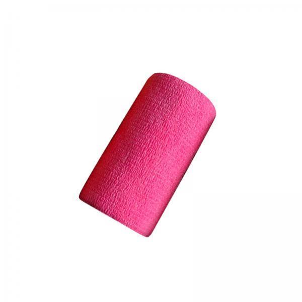 3xVet Wrap 4 inch Wide Non Woven Elastic Self Adherent Wrap for Dogs Pet Ankle Pink