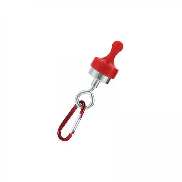 3xMagnetic Hooks Heavy Duty Camping Strong Magnetic Tent Light Hook for Garden Red