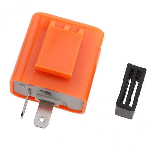 4x2 Pin Speed Adjustable LED Flasher Relay Fix Motorcycle Turn Signal Hyper 