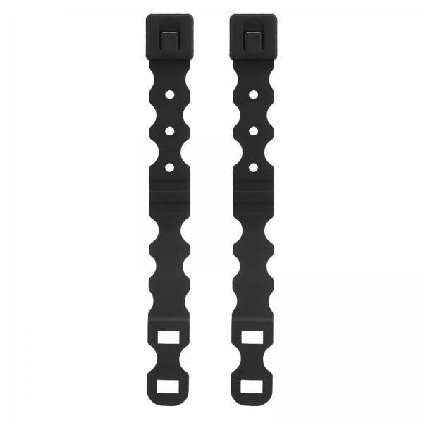 4x2Pcs System Malice Clips Strap Buckle Nylon Magazine Pouch Accessory black