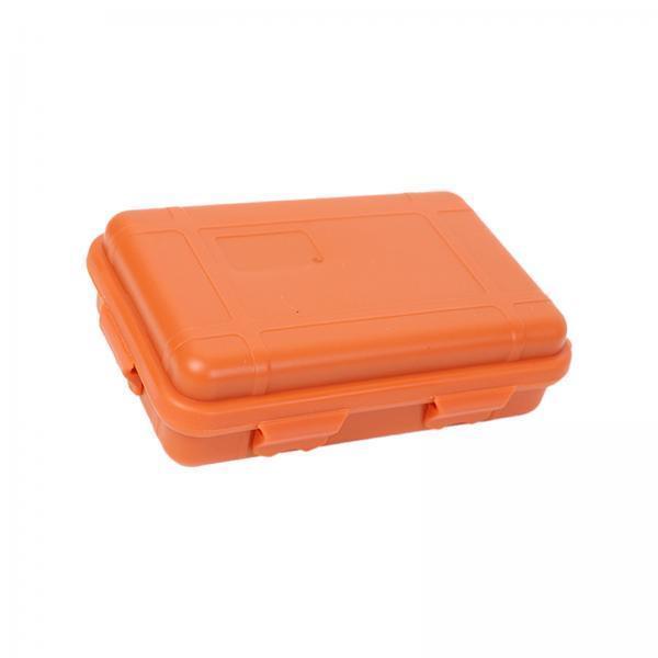 2xTool Box Dust Resistant Storage Case for Camping Backpacking Accessories Large Orange