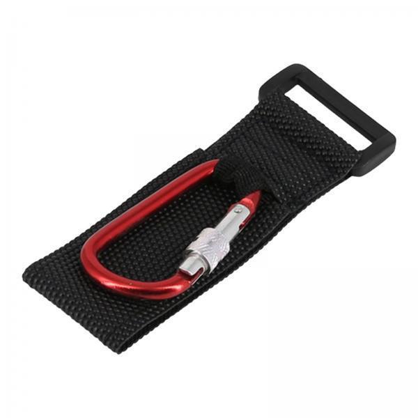 4xMultifunctional Loop Tie Down Straps with Carabiner Bike Handlebar Workout Red