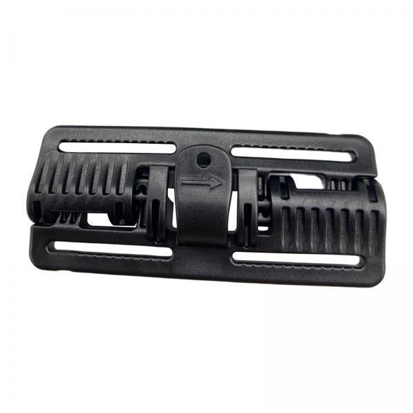 4xVest Quick Release Buckle Slider for Hunting Backpack Strap Belt Accessories Black Long
