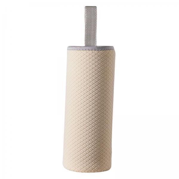 2xNeoprene Water Bottle Carrier Bag Cup Sleeve Holder Embossed 550ml Beige