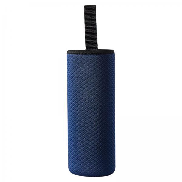 2xNeoprene Water Bottle Carrier Bag Cup Sleeve Holder Embossed 550ml Navy