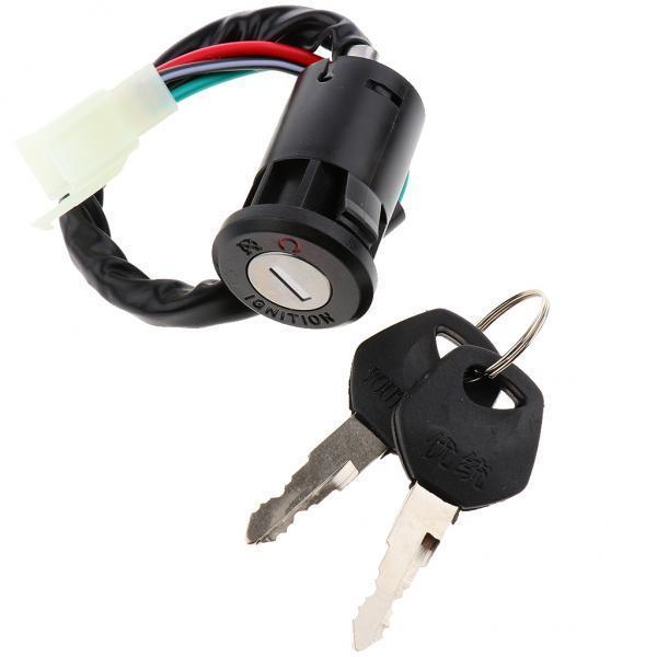 4xMotorcycle Electric Ignition Switch Key for Honda CG125 ZJ125 Motorbike ATV