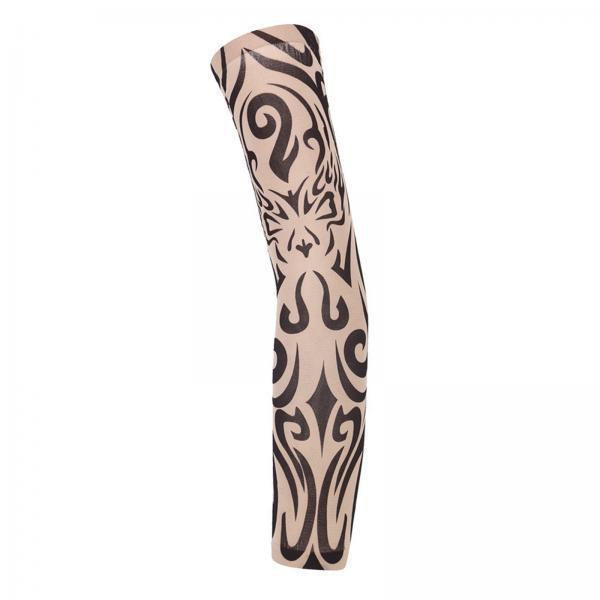 4xUnisex Cooling Arm Sleeves Tattoo Cover up for Walking Basketball Tennis C