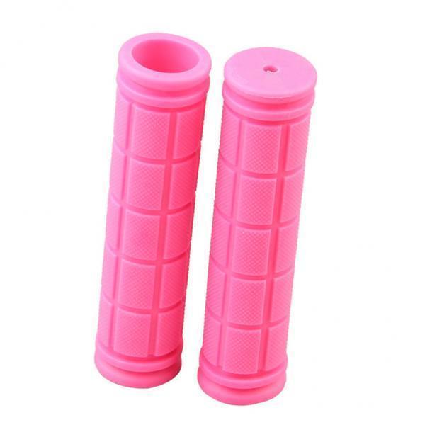 2xAnti-Slip Bike Bicycle MTB Handlebar Grip Soft Rubber Bar Covers Pink