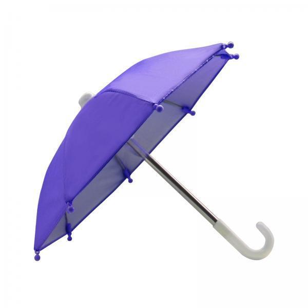 4xUniversal Phone Umbrella Sun Shade Outdoor Lightweight Cover Purple 