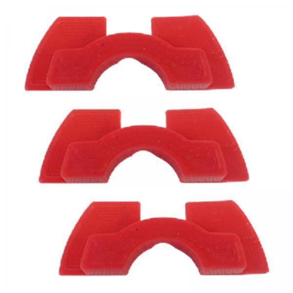 3x3x Electric Scooter Rubber Damping Pad Accessories for Xiaomi M365 red