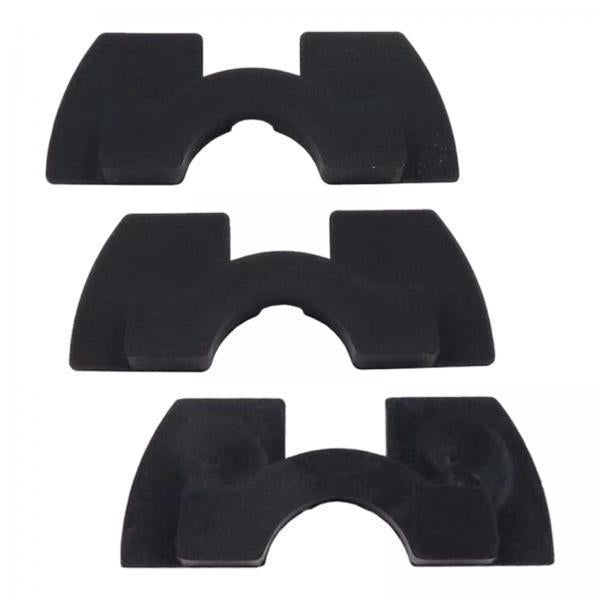 4x3x Electric Scooter Rubber Damping Pad Accessories for Xiaomi M365 black