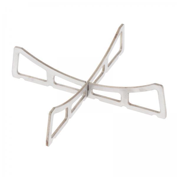 2xMini Alcohol Stove Cross Stand Foldable Outdoor Support Stand 304 Spirit