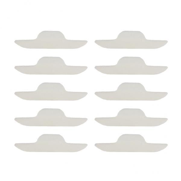 3x10 Pieces Disposable Neck Sweat Pads Collar Self-Adhesive Neck Pad White