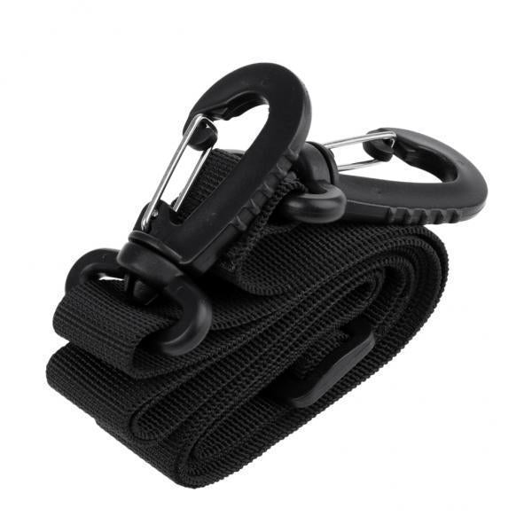 2xOutdoor Strapping Band Backpack Webbing Strap Belt Swivel Clip Buckle