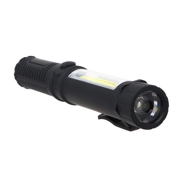 3xMultifunction COB Work Light Lamp Handy Flashlight Torch W/ Magnetic Black
