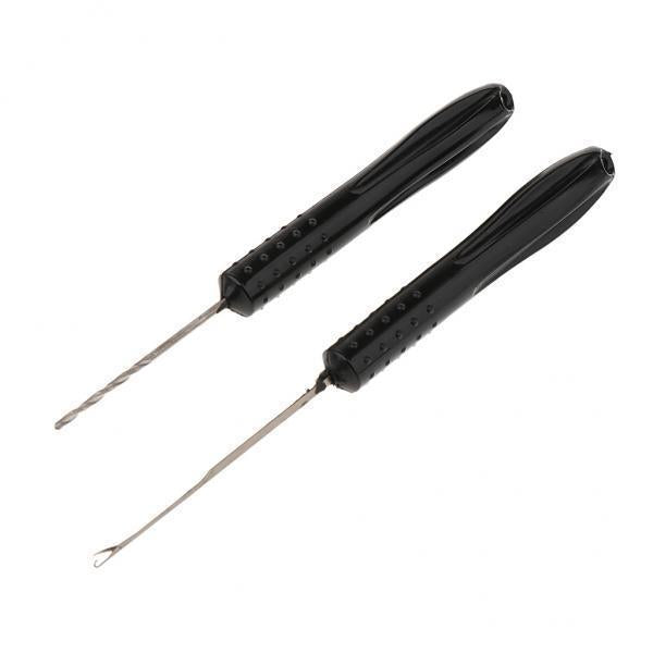 2xBaiting Needle Tool Fishing Boilie Bait Needle and Drill for Carp Hair Rigs