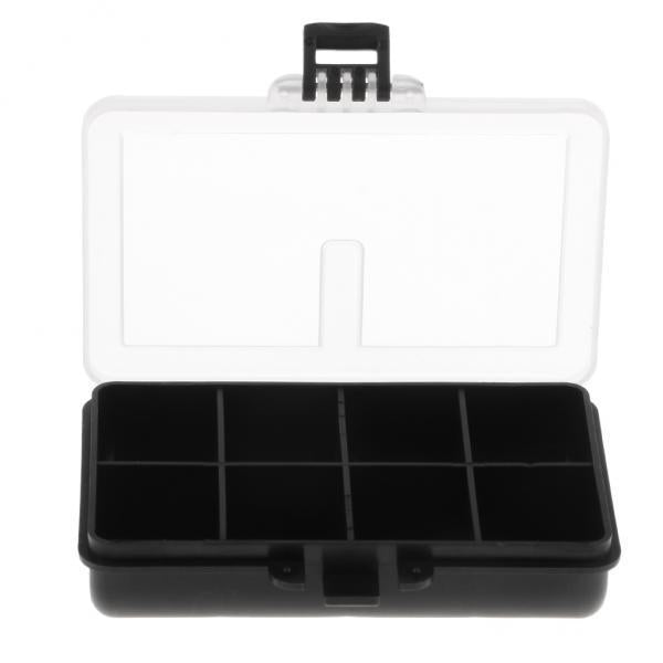 2x8 Compartments Waterproof Plastic Fishing Lures Baits Hook Tackle Box Case