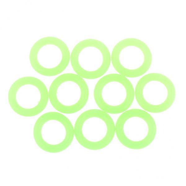 3x10 Pieces/Pack Silicone Luminous Ring Night Fishing Tent Nail Safety Signs L