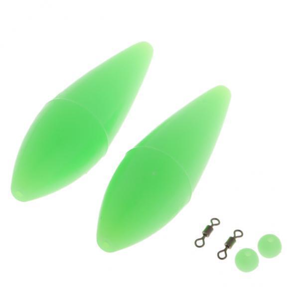 2x2pcs Bombarda Floats Carp Coarse Trout Bass Sea Lure Fishing Tackle 9.5g