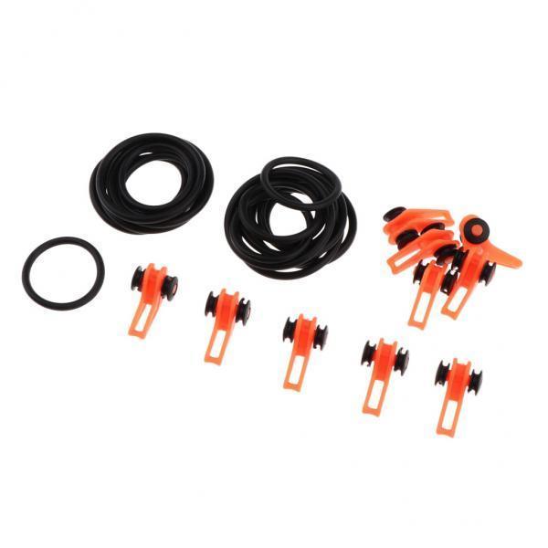 2x10pcs Fishing Rod Hook Keeper Hook Holder                          Orange