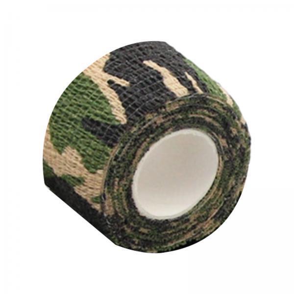 4xSelf Adhesive Bandage Band for Fingers Wrist Ankle Hiking First Aid Supplies Green Color Black