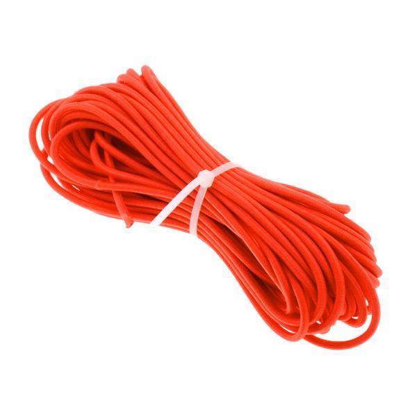 4xElastic Bungee Rope Shock Cord Tie Down Trailer Boat Kayak - Orange 3mm 10m