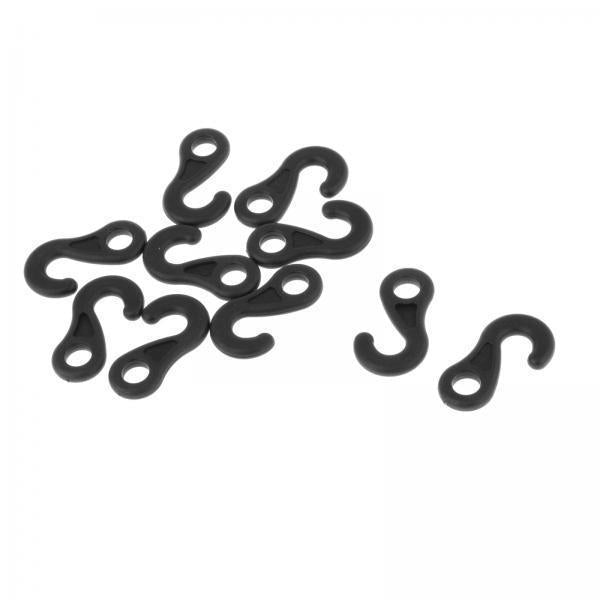 3x10Pcs Bungee Cord Hooks Elastic Rope Hook for Outdoor Uses Kayak Canopy Tarp