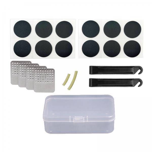 2xPlastic Bike Flat Tire Repair Kit for Bicycle Inner Tube for Motorcycle 20pcs