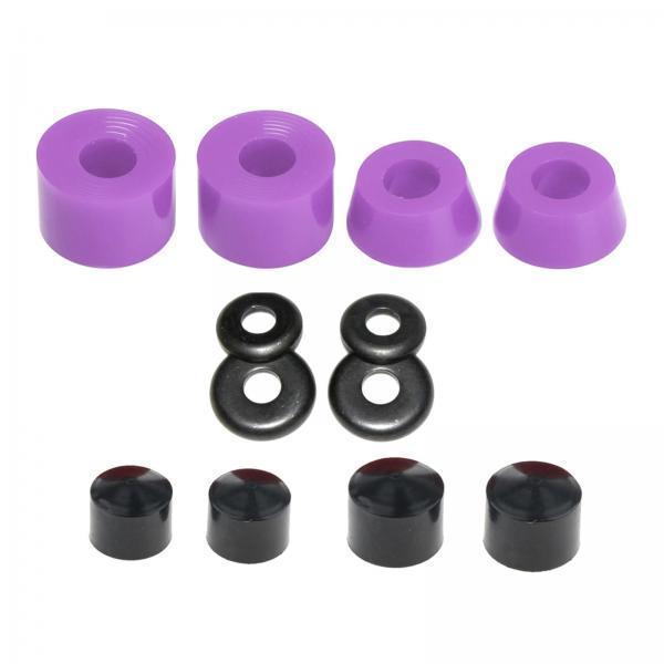 4xSkateboard Bushing Replacement Cups Washers Longboard Rebuild Kit Purple