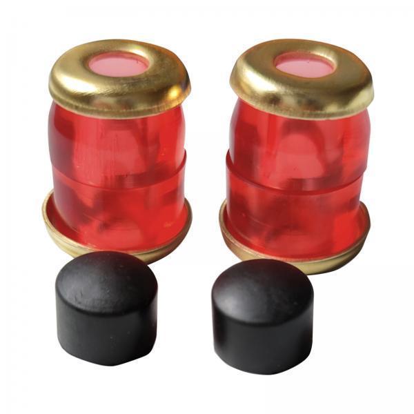 4x4x PU Top Bottom Skateboard Truck Bushing Kit Cylinder Washer Red Golden