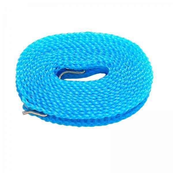 2xClothesline Stretchy Portable Laundry Cord for Garden Camping Accessories RV blue 1000cm