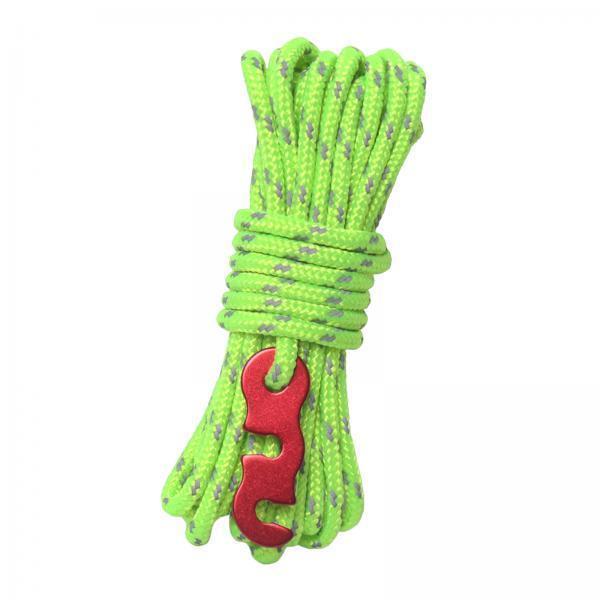 3x4 Meter 4mm Reflective guyline Rope Tent Nylon Cord  Fluorescent Green