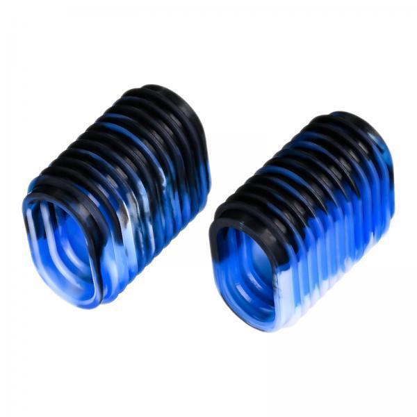 4xDurable Fishing Reel Handle Grips Baitcaster Knob Covers Fishing Accessory Blue