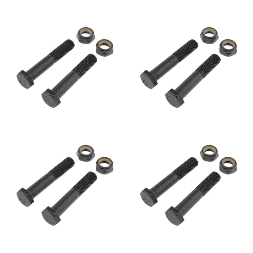 4x2pcs Replacement Skateboard Truck Kingpin Hardware Set Longboard Screw Bolts M10×65mm