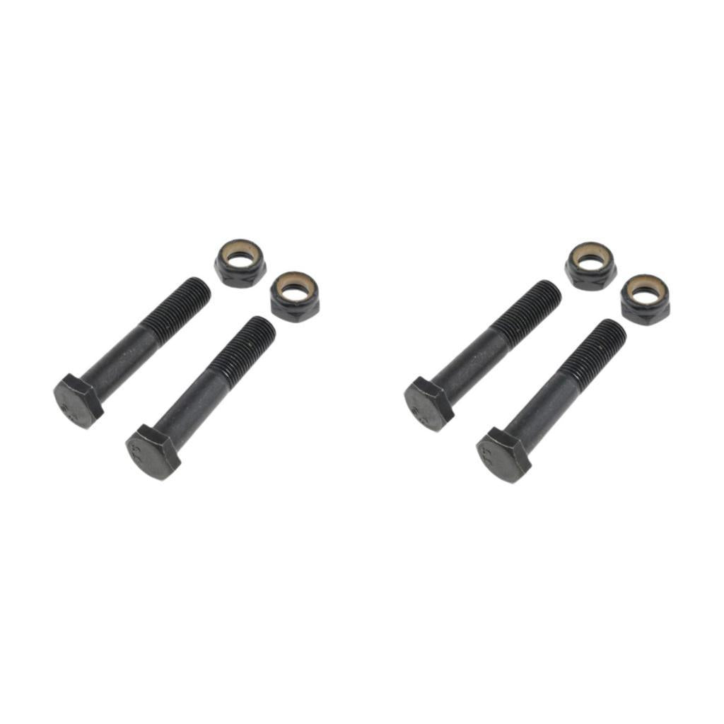 2x2pcs Replacement Skateboard Truck Kingpin Hardware Set Longboard Screw Bolts M10×65mm