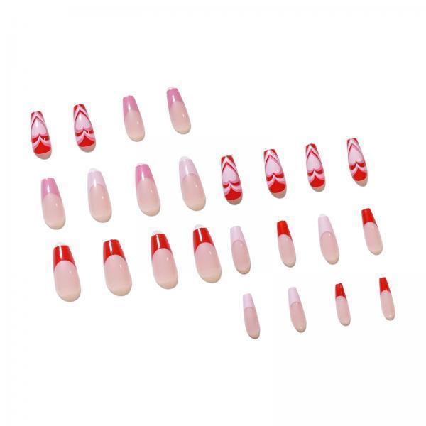 4x24 Pieces Press on Nails Exquisite Fake Nails for Home Practice DIY Nail Art