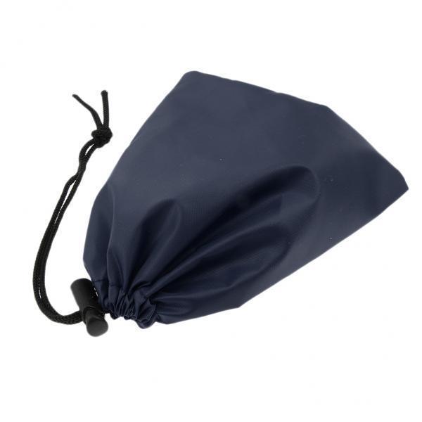 4xWaterproof Camping Storage Bag Drawstring Sack Pouch Travel Organizer Navy