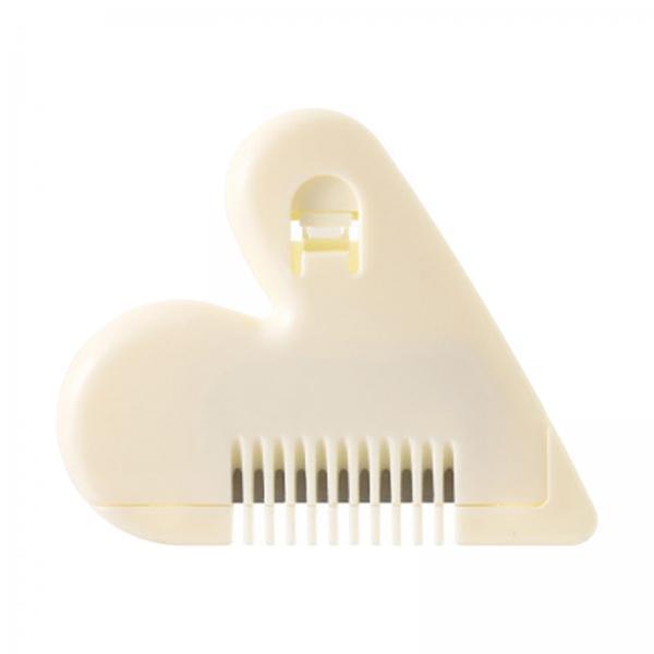 3xManual Hair Bangs Trimmer Cute Design Love Heart Shape Mini Hair Cutter Comb