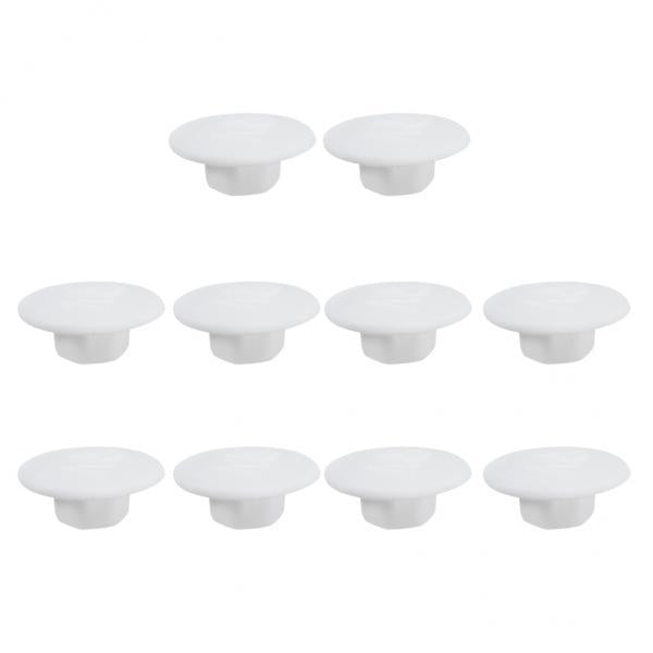 4x10pcs Hex Socket Allen Bolt Screw Hexagon Head Cover Cap Protector M5 White
