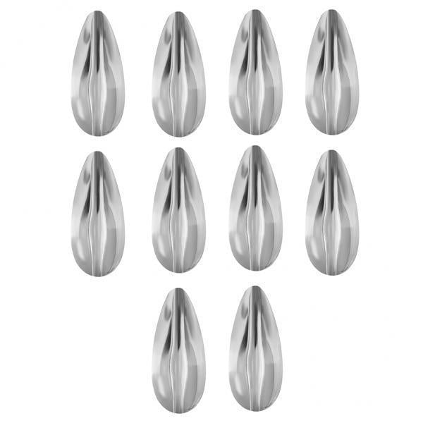 4x10pcs  Clear Fishing Weights Long Distance Lure Flies Sinker  C