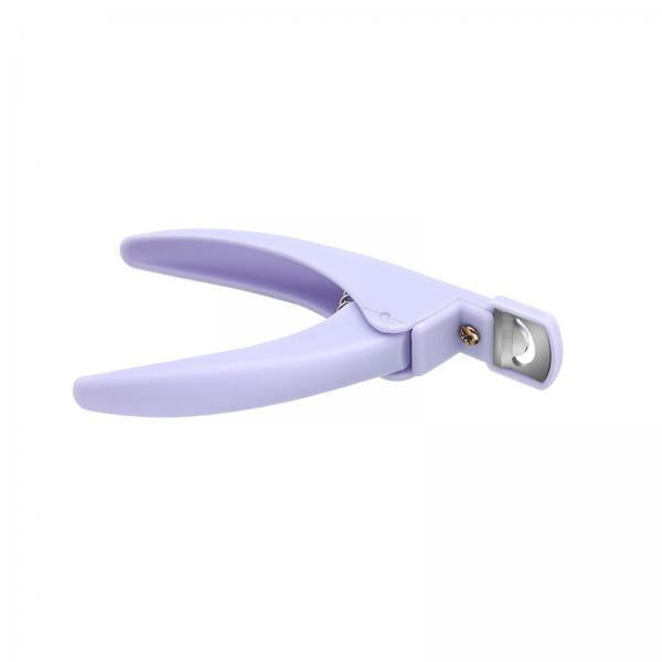 2xArtificial Nail Gift Sharp False Nails Cutter for Beauty Nails Extension violet