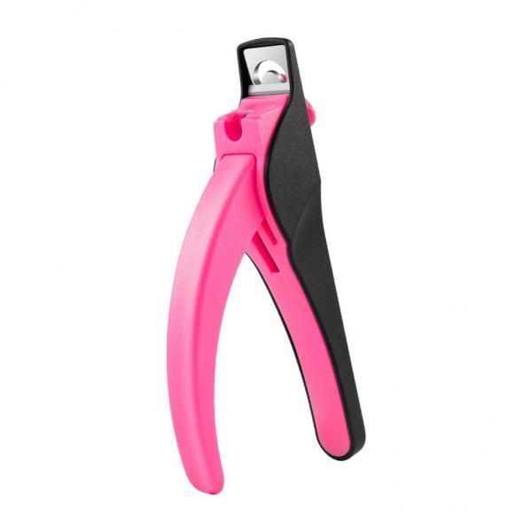 2xFalse Nail Tip Clipper Professional Manicure Tools for Beauty Nail Art Salon Black Red