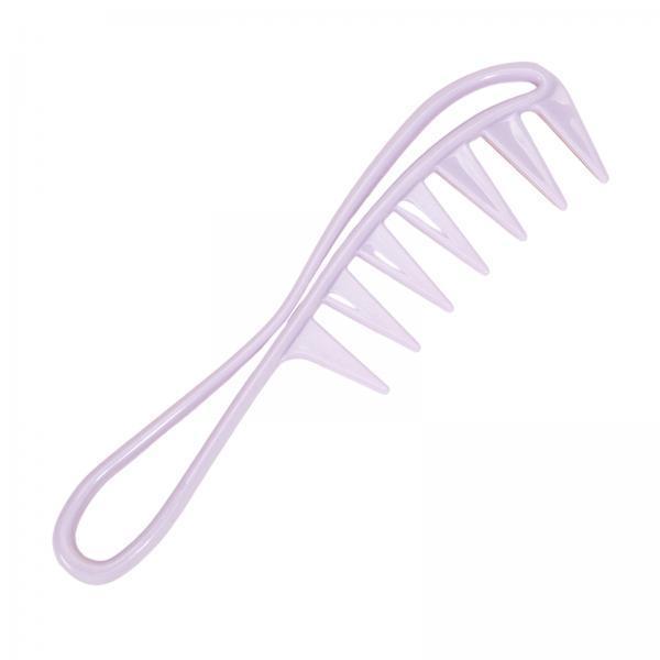 3xWide Tooth Comb Mini for Detangles Wet or Dry Hair Curly Wet Wavy Thick Hair Purple