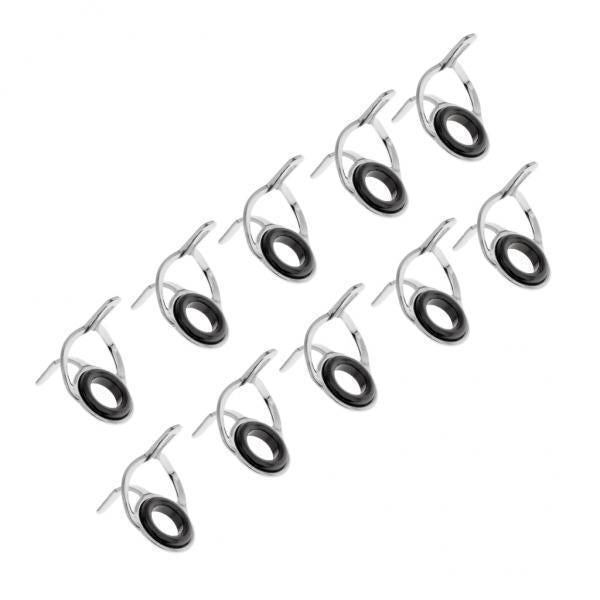 3x10pcs Fishing Rod Guide Eyes Ceramic Ring DIY Rod Building Component Size 8