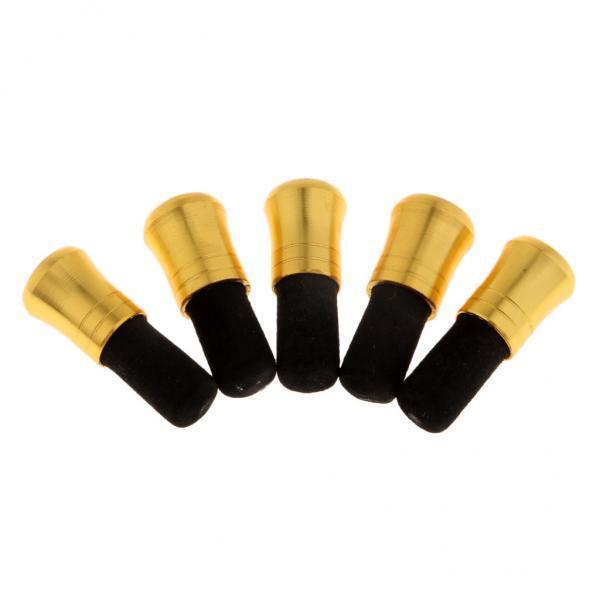 3x5pcs Fishing Rod Pole Butt Caps Front Cover Stopper End Protector 9mm