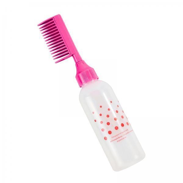 3xroot comb Bottle Accessories Hair Coloring Dyeing Bottle for Home Red