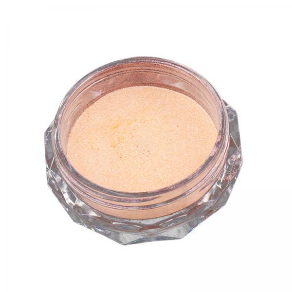 2xChrome Nail Powder Iridescent Pearlescent Mirror Effect for Professionals Orange
